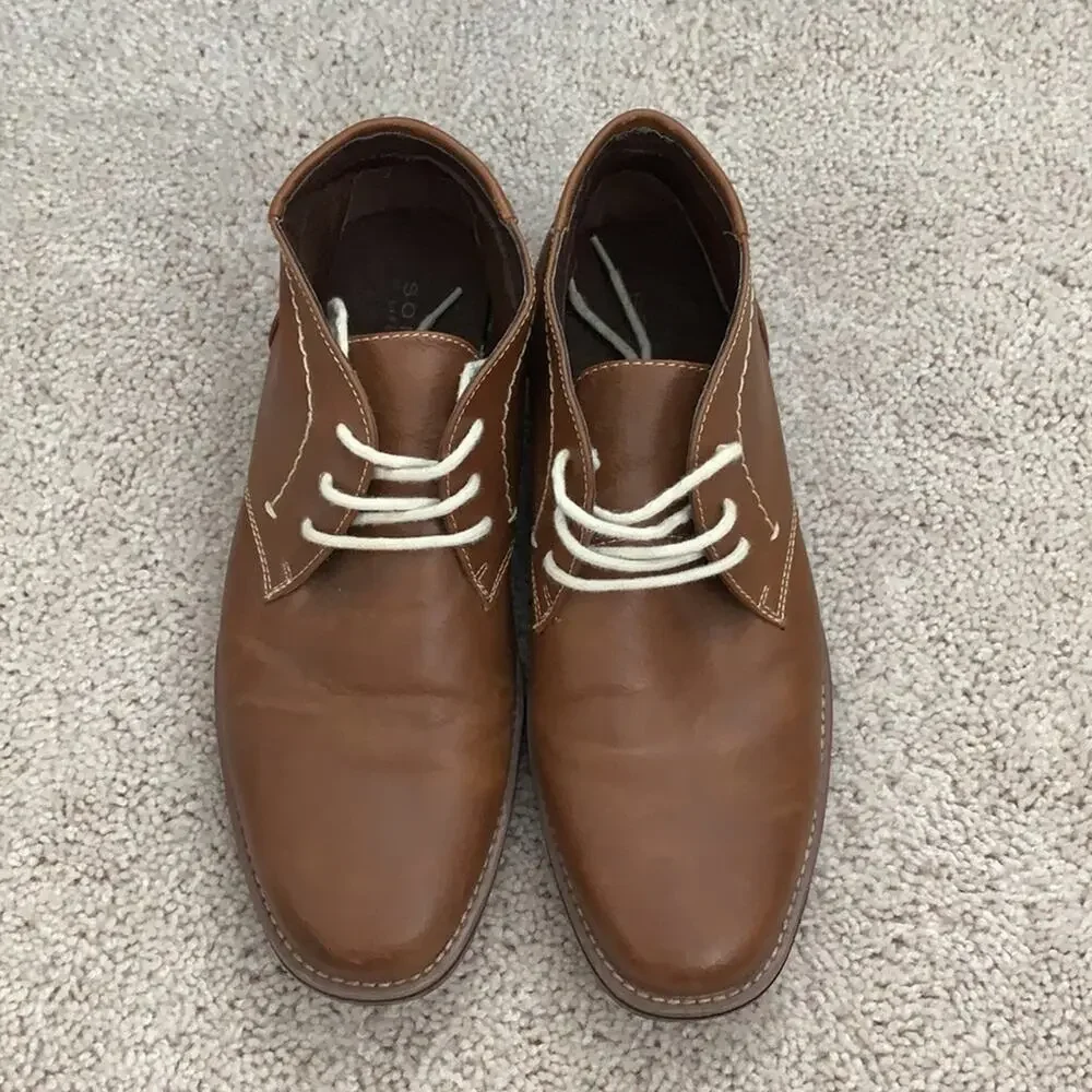 Sonoma Braydon Tan Dress Chukka Boots - Mens 9.5